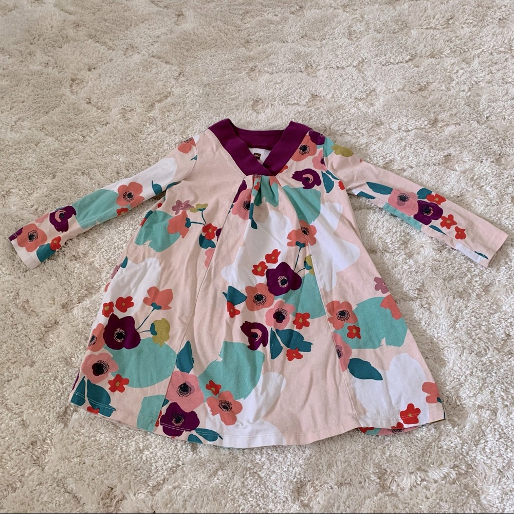 Tea Girls Floral Dress